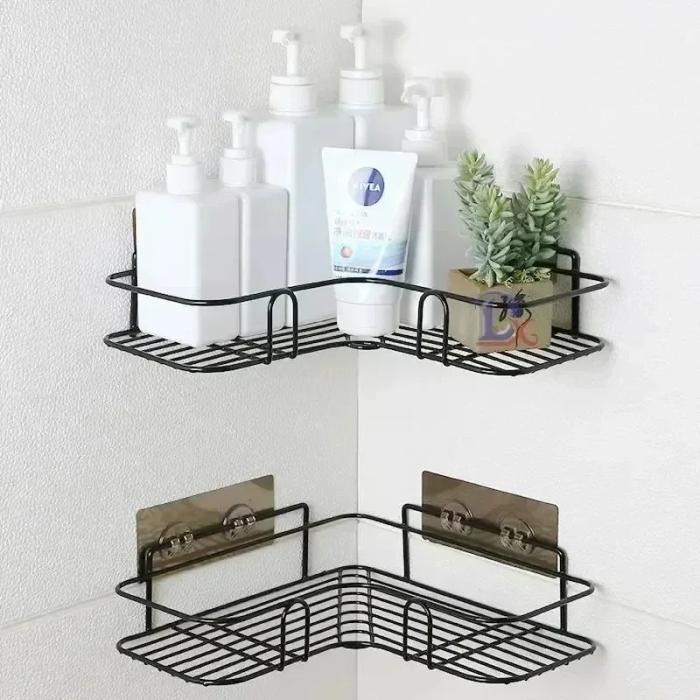 Stainless Steel Bathroom Corner Shelf - 1Pcs