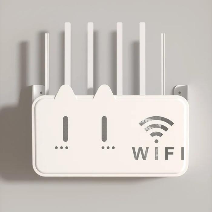 Smart Self Adhesive WiFi Router Cover Box – No Drill, Dustproof, 5 Years Warranty - MC123