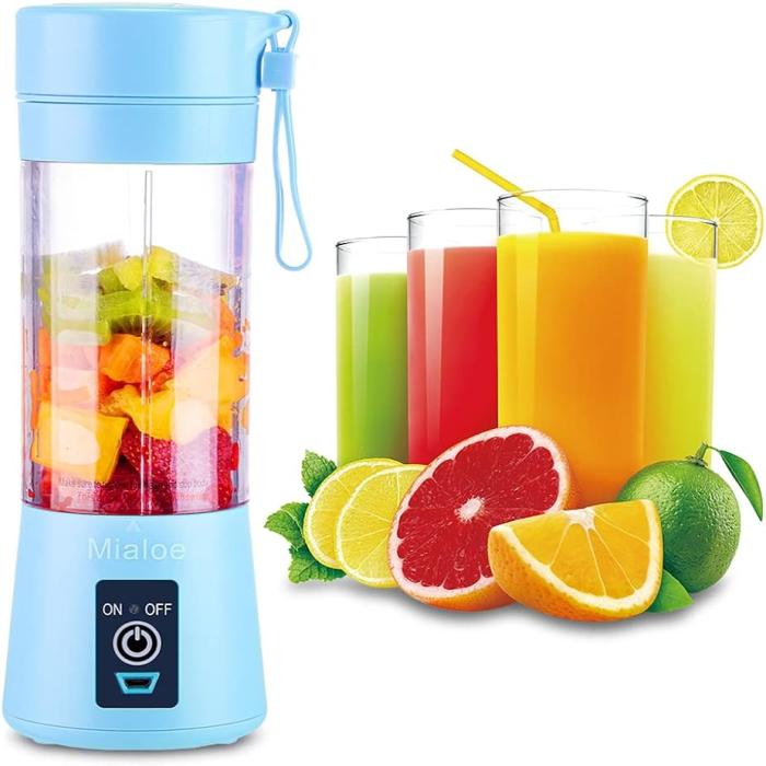 USB Rechargable Mini Portable Fruit & Vegetable Blender - Green