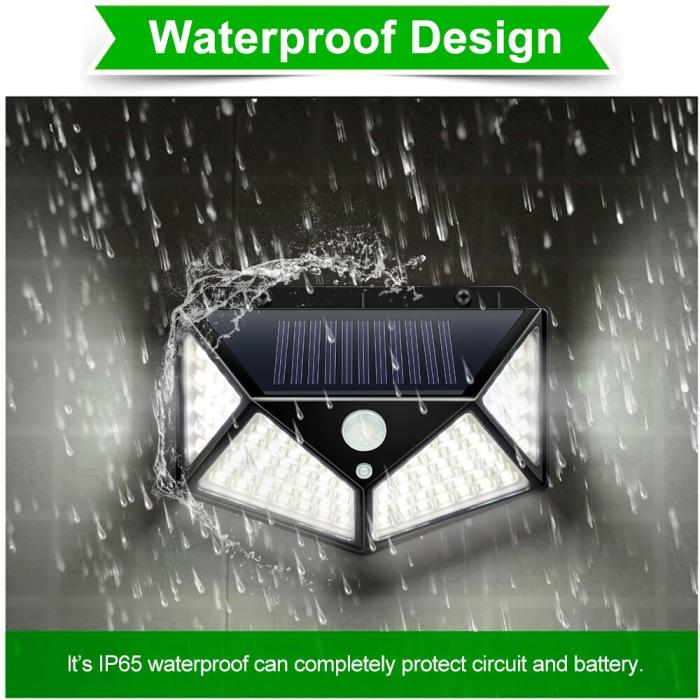 100 LED 4 Surface Solar Light