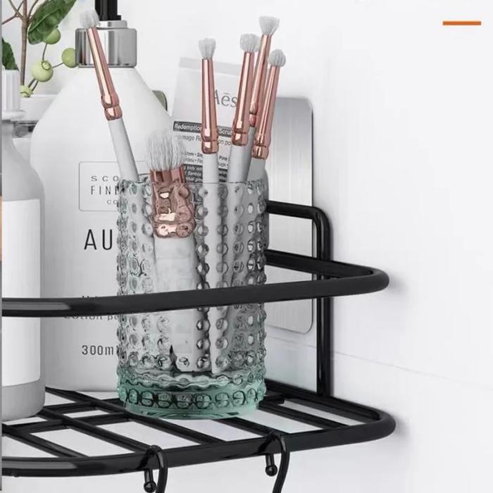 Stainless Steel Bathroom Corner Shelf - 1Pcs