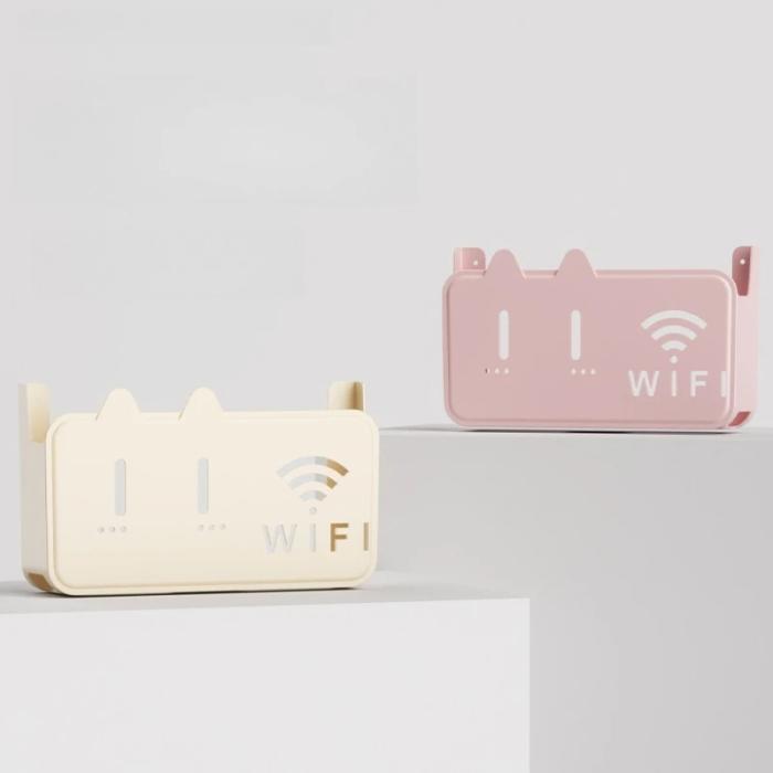Smart Self Adhesive WiFi Router Cover Box – No Drill, Dustproof, 5 Years Warranty - MC123