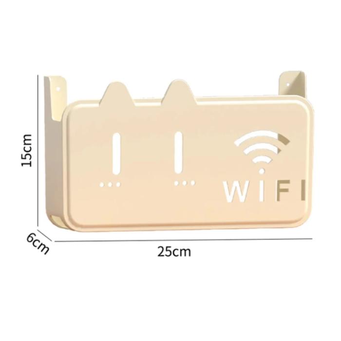 Smart Self Adhesive WiFi Router Cover Box – No Drill, Dustproof, 5 Years Warranty - MC123